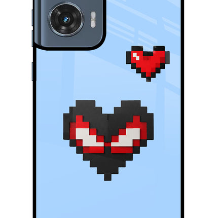 Peter Heart Moto Edge 50 Fusion Metal Case Back Cover by Casekaro