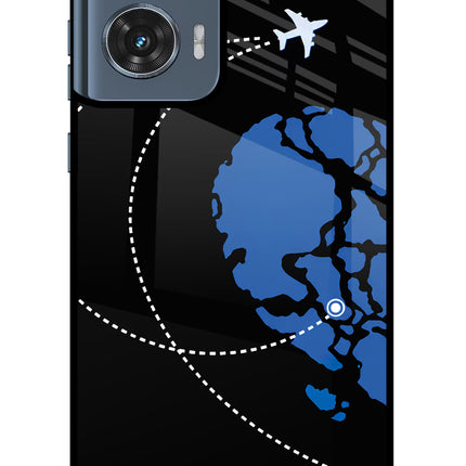 Love Orbit Moto Edge 50 Fusion Metal Case Back Cover by Casekaro