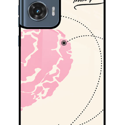 Miss Orbit Moto Edge 50 Fusion Metal Case Back Cover by Casekaro