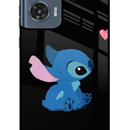 Stitch Crush Moto Edge 50 Fusion Metal Case Back Cover by Casekaro