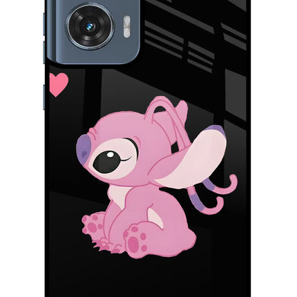 Angel Crush Moto Edge 50 Fusion Metal Case Back Cover by Casekaro