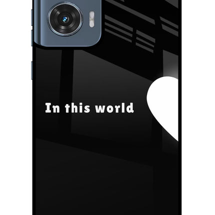 This World Moto Edge 50 Fusion Metal Case Back Cover by Casekaro