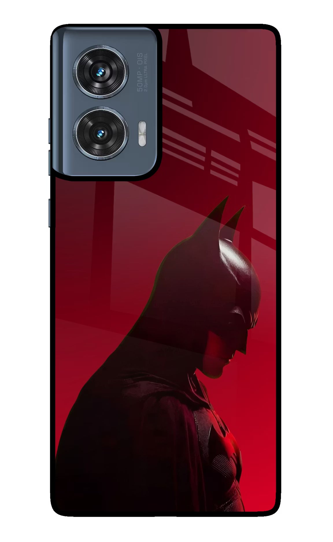 Dark Knight Moto Edge 50 Fusion Metal Case Back Cover by Casekaro