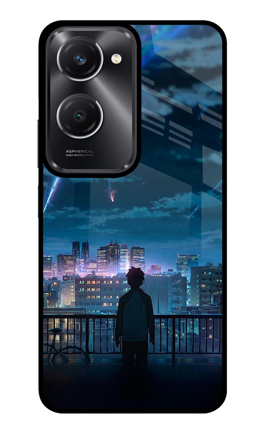 Anime Vivo T3 Lite 5G Back Cover, Metal case