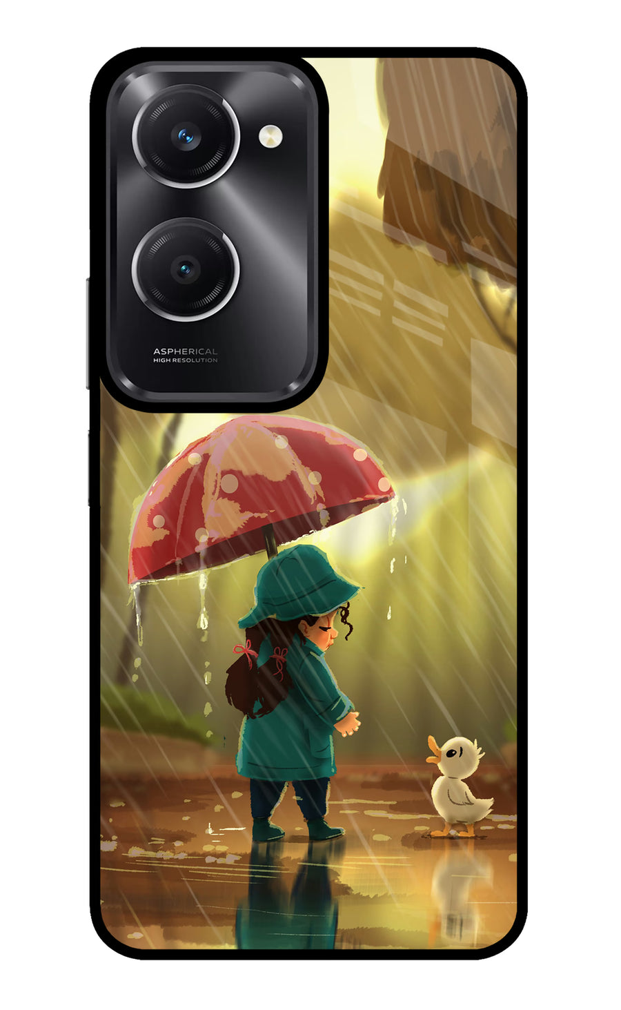 Rainy Day Vivo T3 Lite 5G Back Cover, Metal case