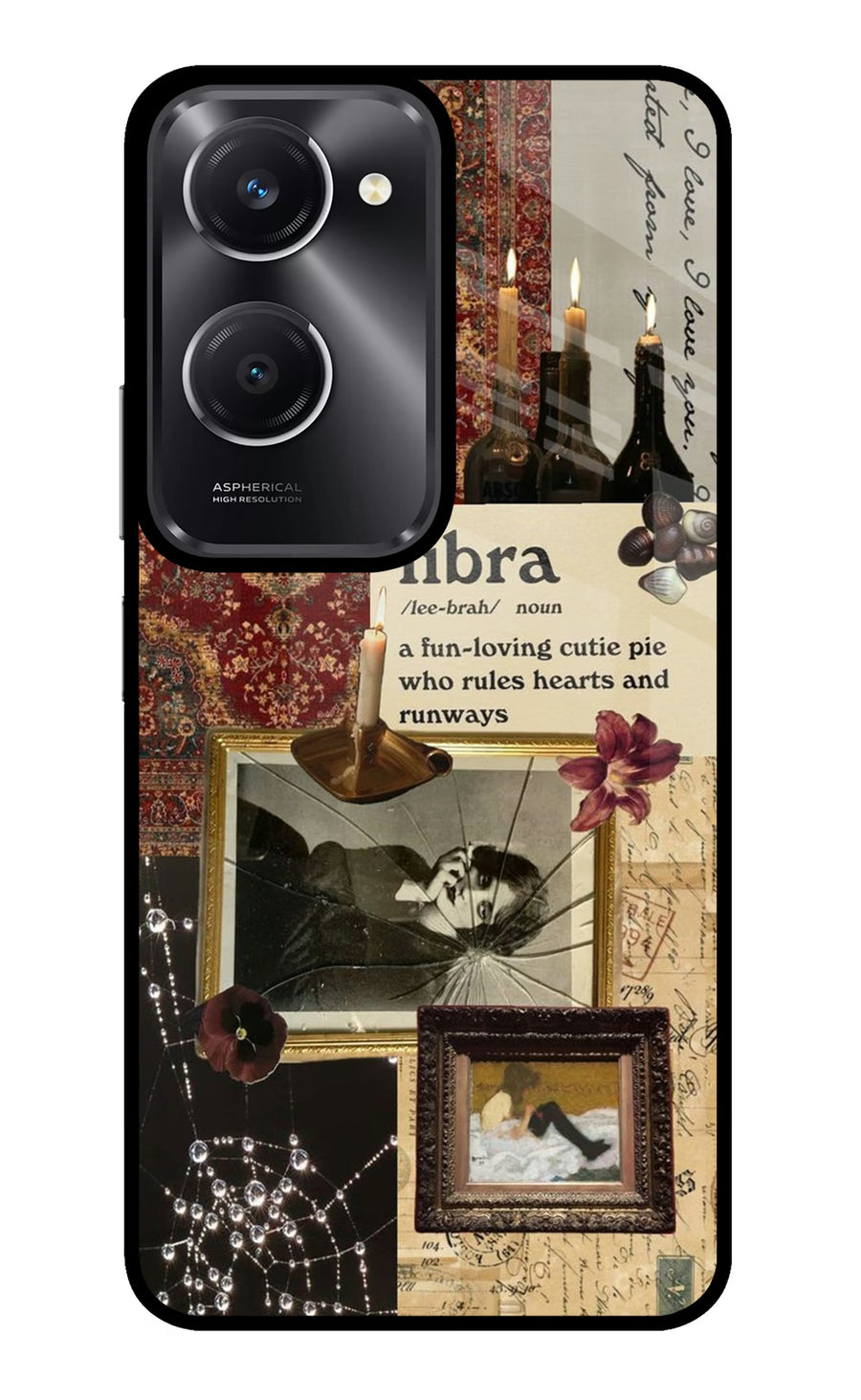 Libra Zodiac Vivo T3 Lite 5G Back Cover, Metal case