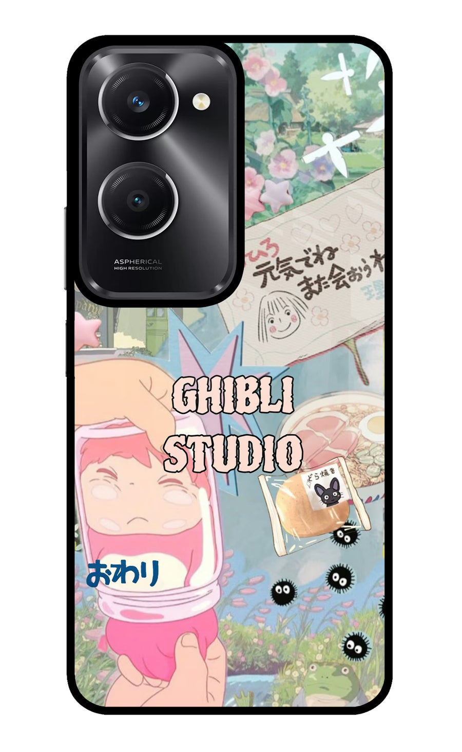 Studio Ghibli Vivo T3 Lite 5G Back Cover, Metal case