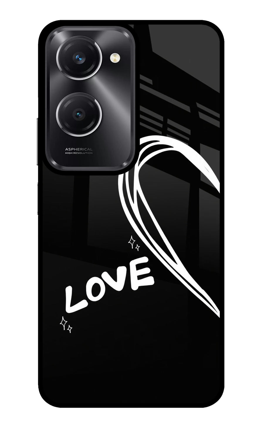 Love Line Vivo T3 Lite 5G Back Cover, Metal case