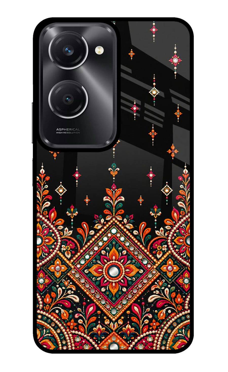 Noir Mehfil Vivo T3 Lite 5G Back Cover, Metal case