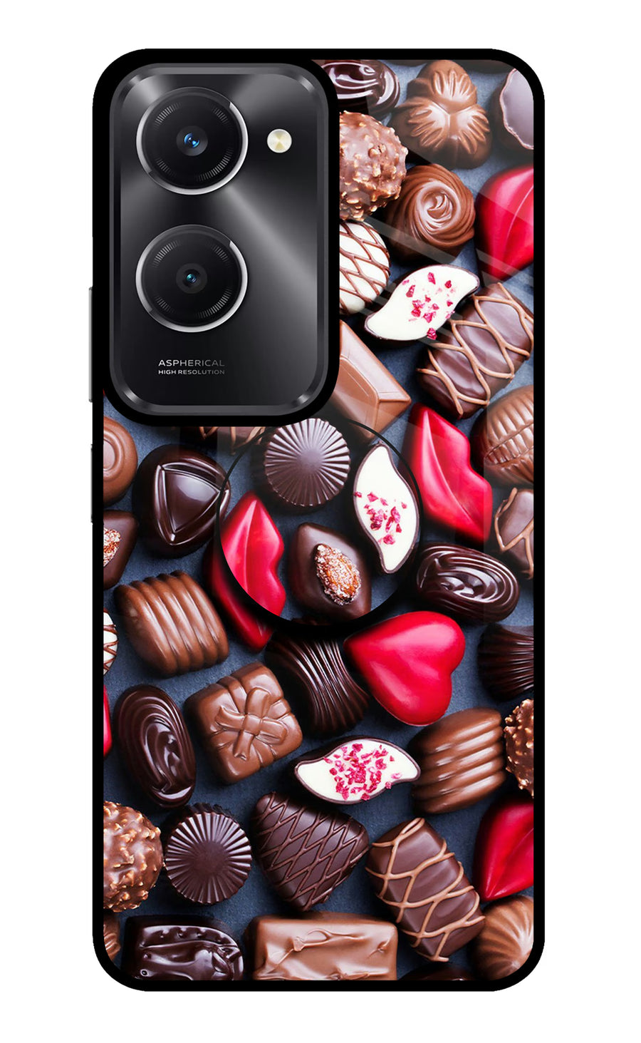 Chocolates Vivo T3 Lite 5G Pop Case, Metal case