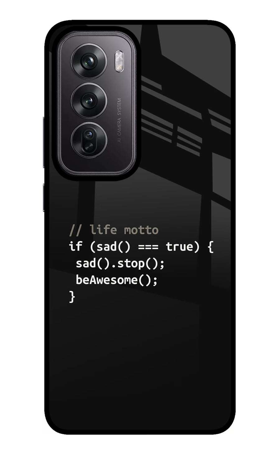 Life Motto Code Oppo Reno12 Pro 5G Back Cover, Metal case