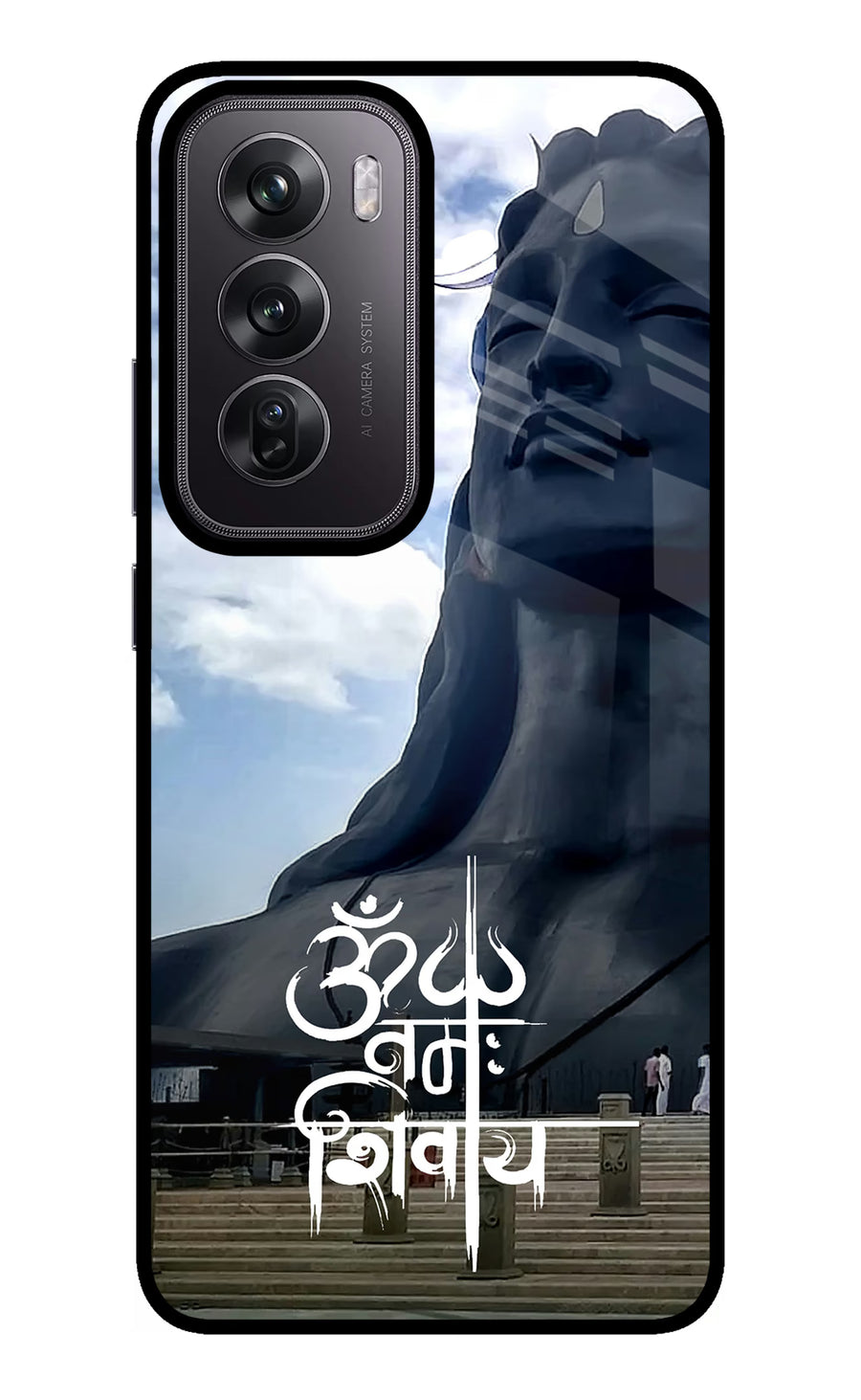 Om Namah Shivay Oppo Reno12 Pro 5G Back Cover, Metal case