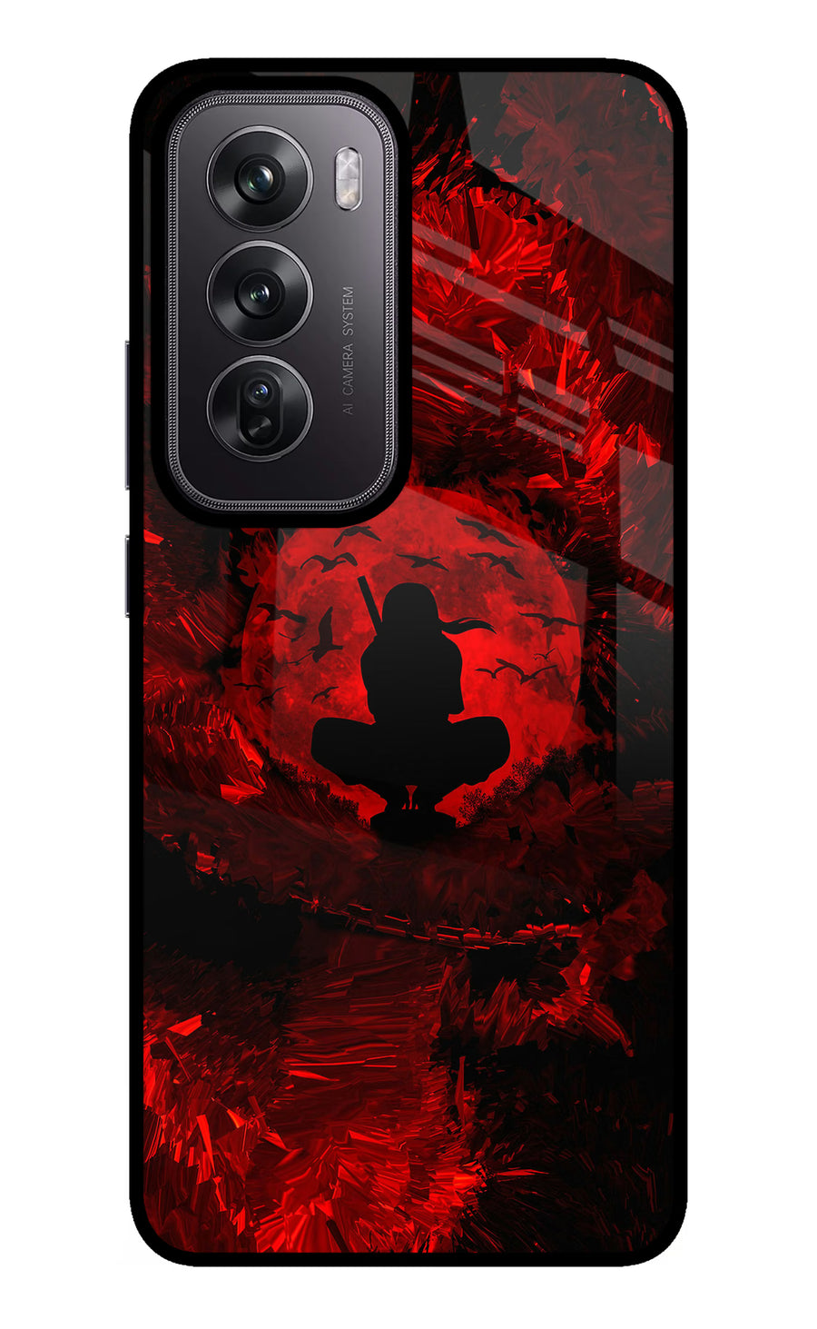 Itachi Uchiha Oppo Reno12 Pro 5G Back Cover, Metal case