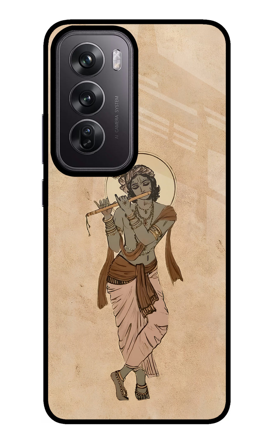 Krishna Oppo Reno12 Pro 5G Back Cover, Metal case