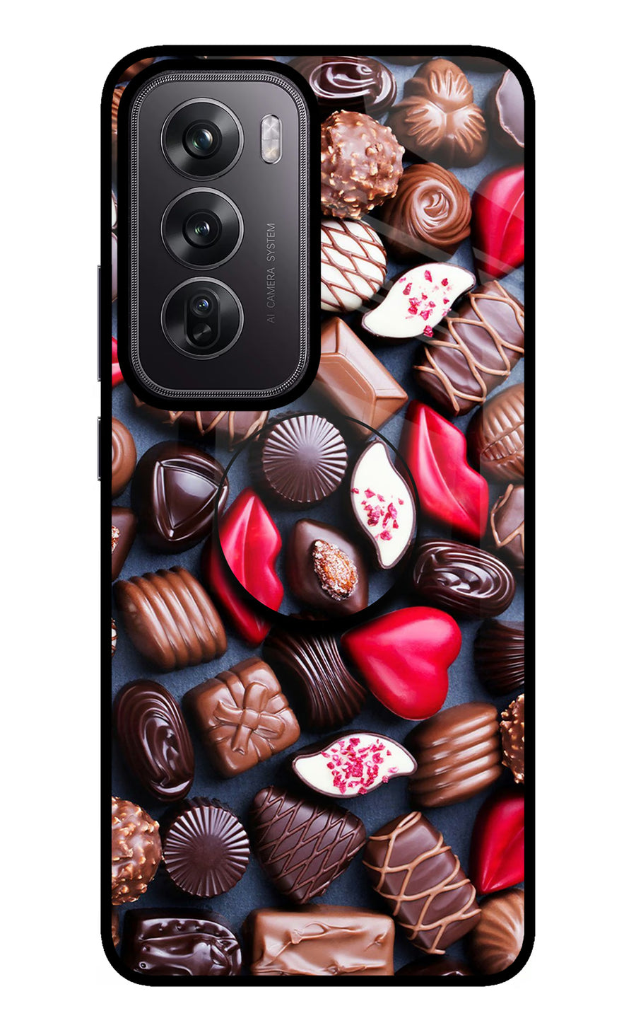 Chocolates Oppo Reno12 Pro 5G Pop Case, Metal case