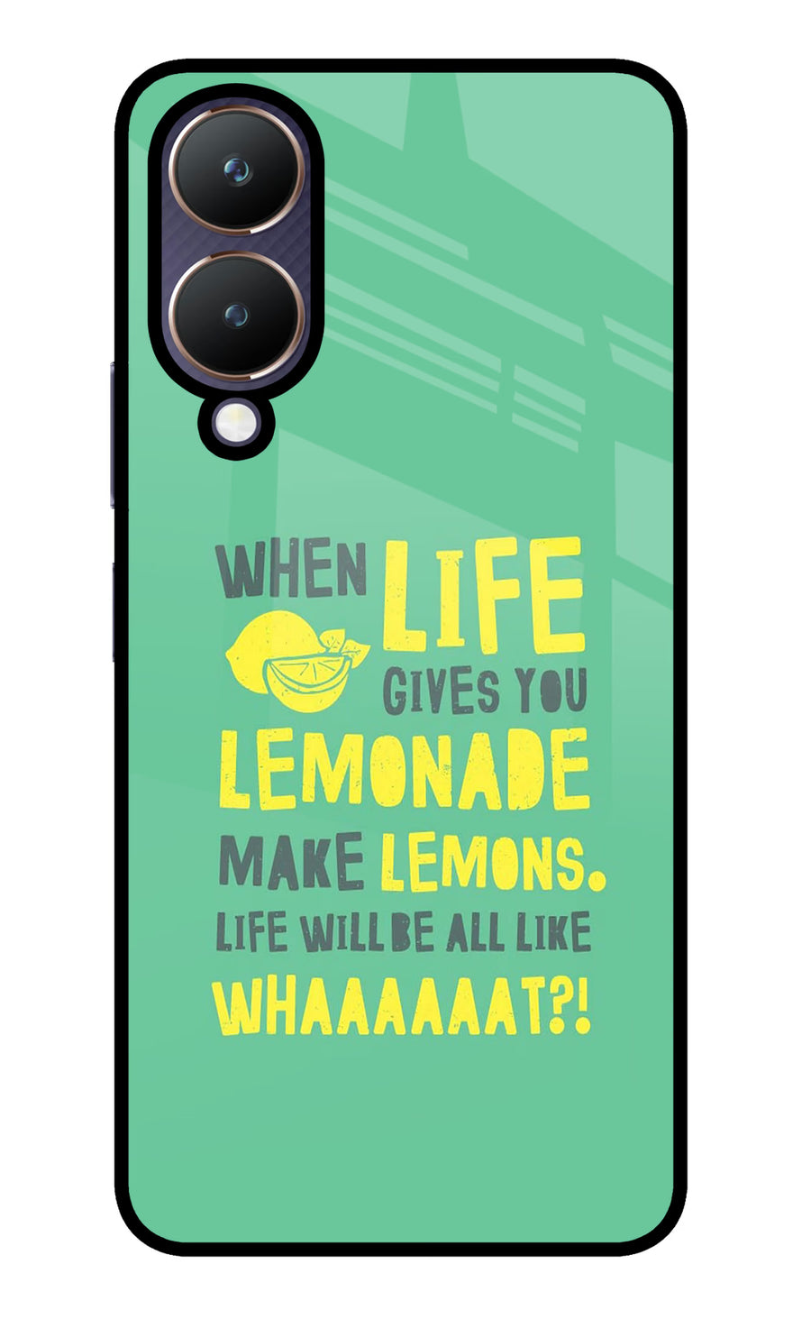Quote Vivo Y28 5G Back Cover, Metal case