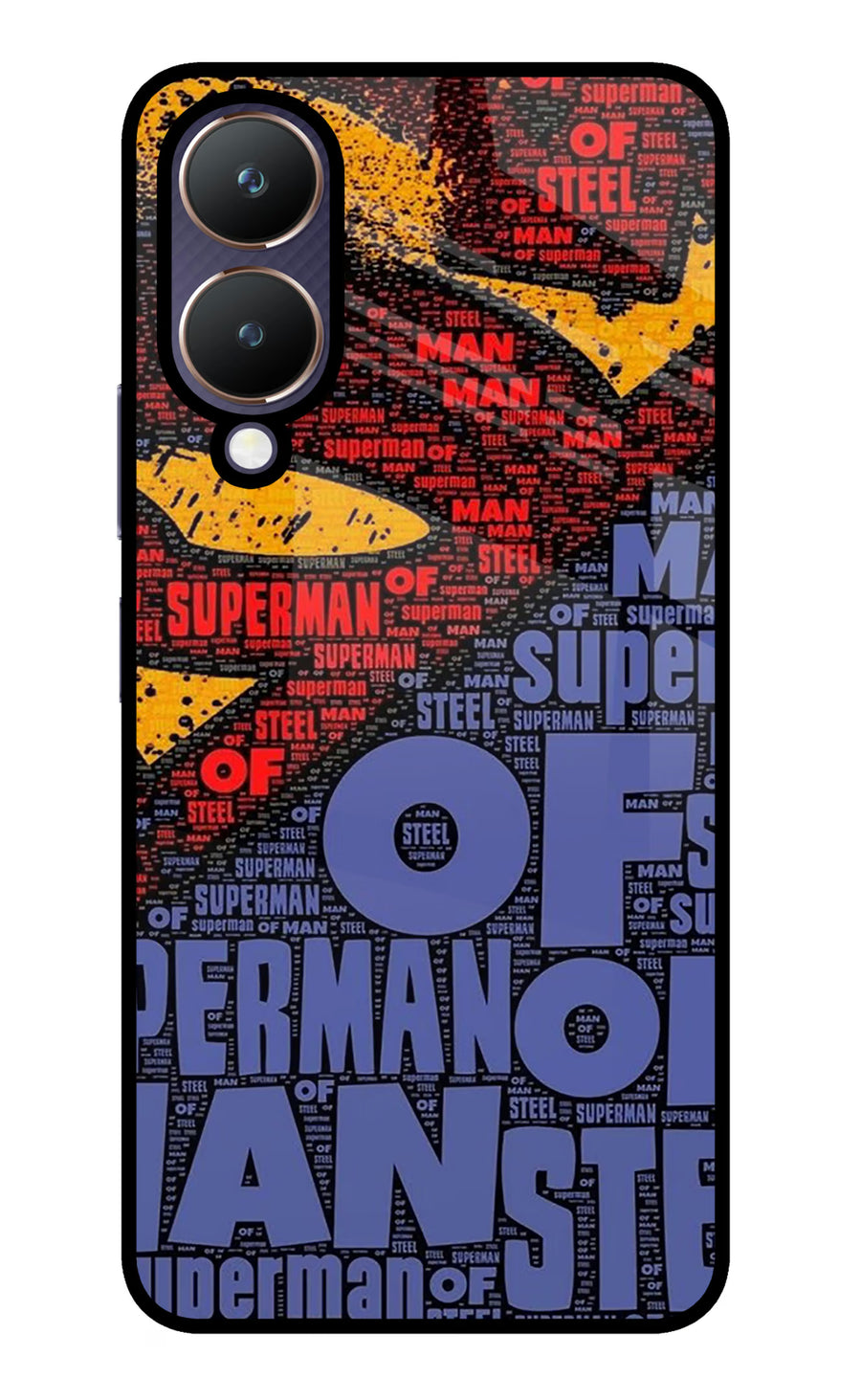 Superman Vivo Y28 5G Back Cover, Metal case