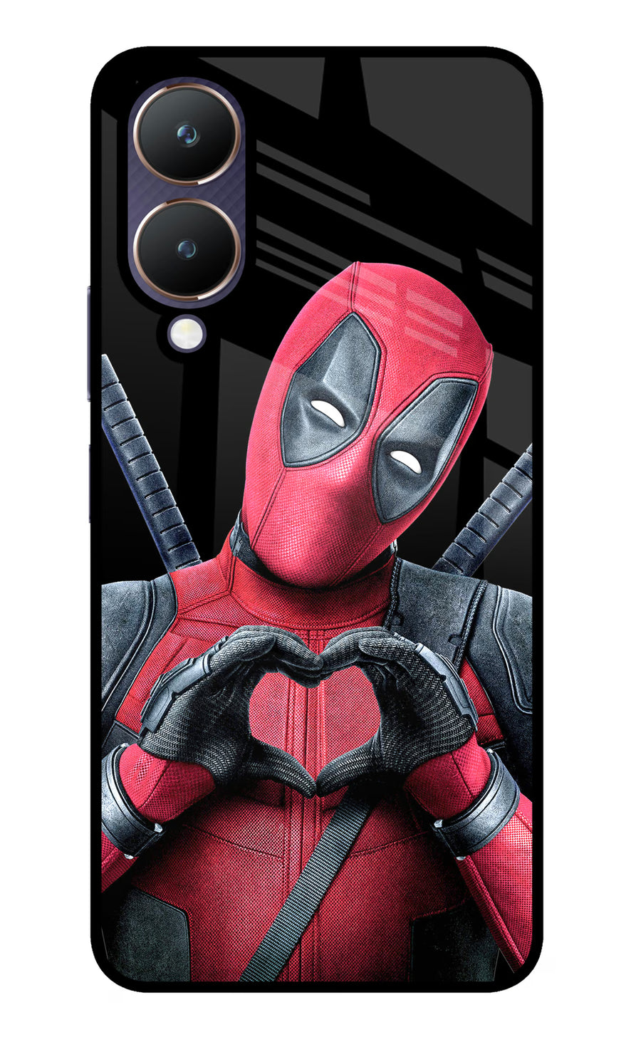 Deadpool Vivo Y28 5G Back Cover, Metal case