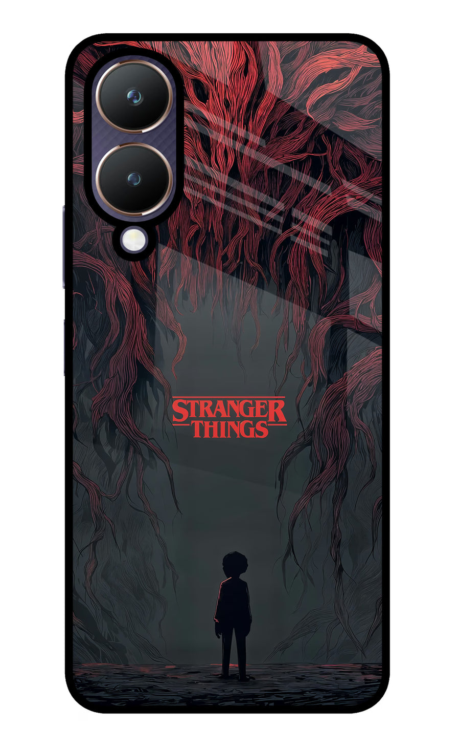 Ordinary Things Dark Side Vivo Y28 5G Back Cover, Metal case