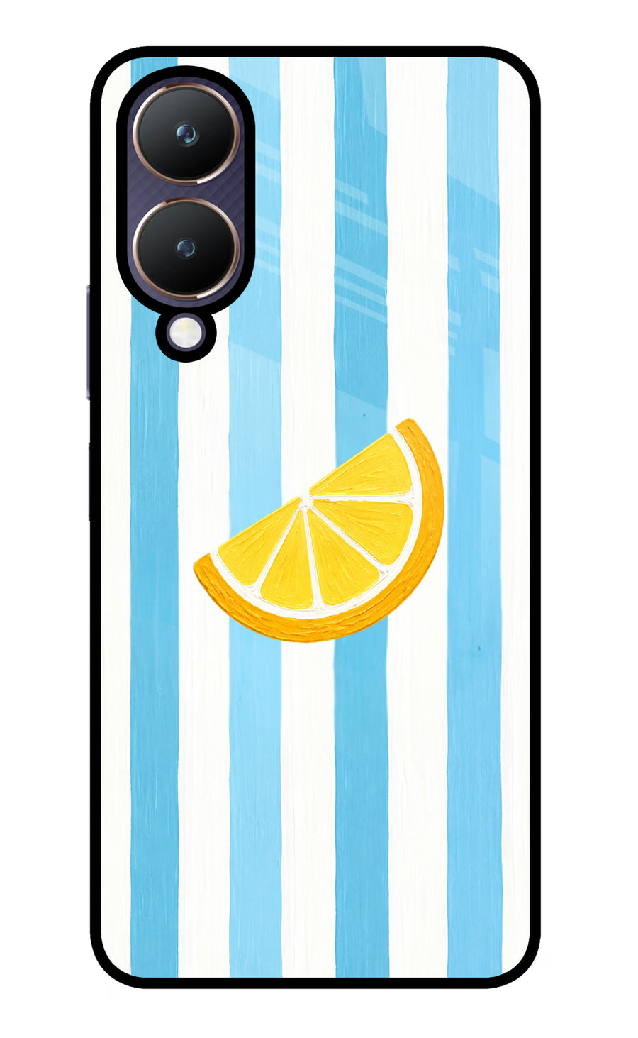 Summer Lemon Vivo Y28 5G Back Cover, Metal case