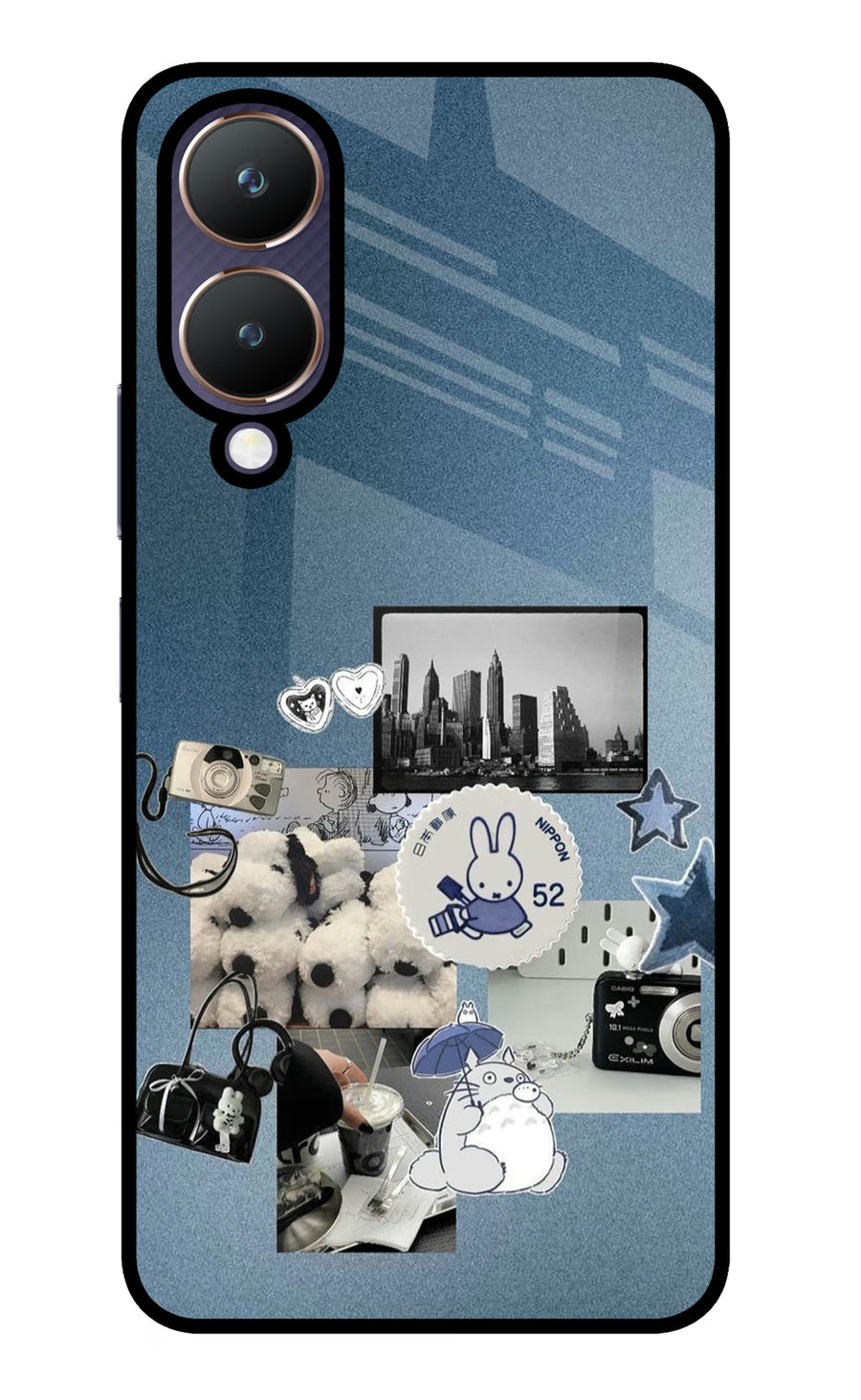 Miffy Vivo Y28 5G Back Cover, Metal case