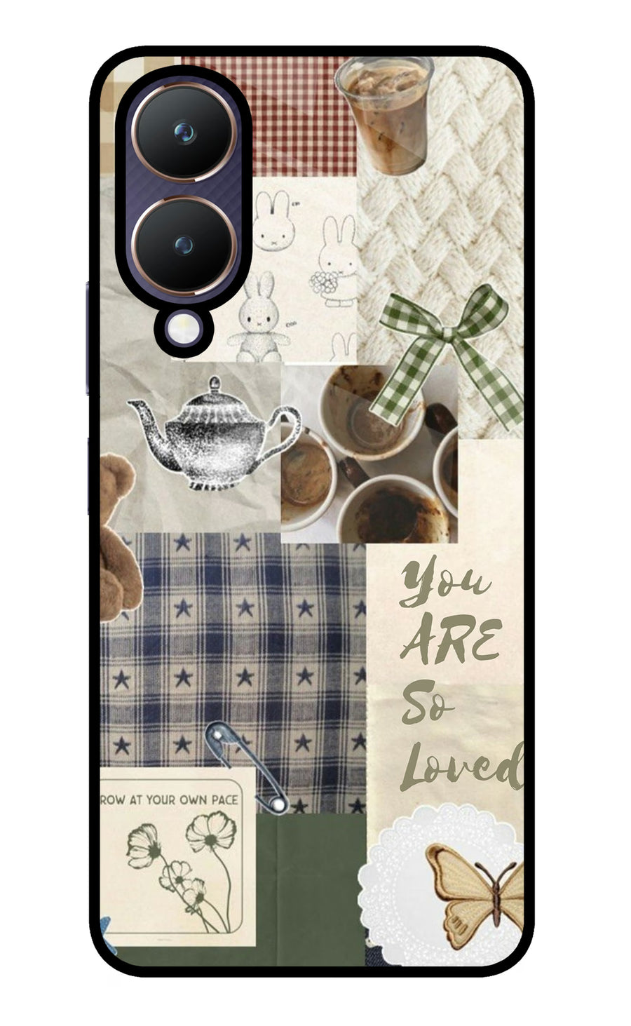 Cookie Vivo Y28 5G Back Cover, Metal case
