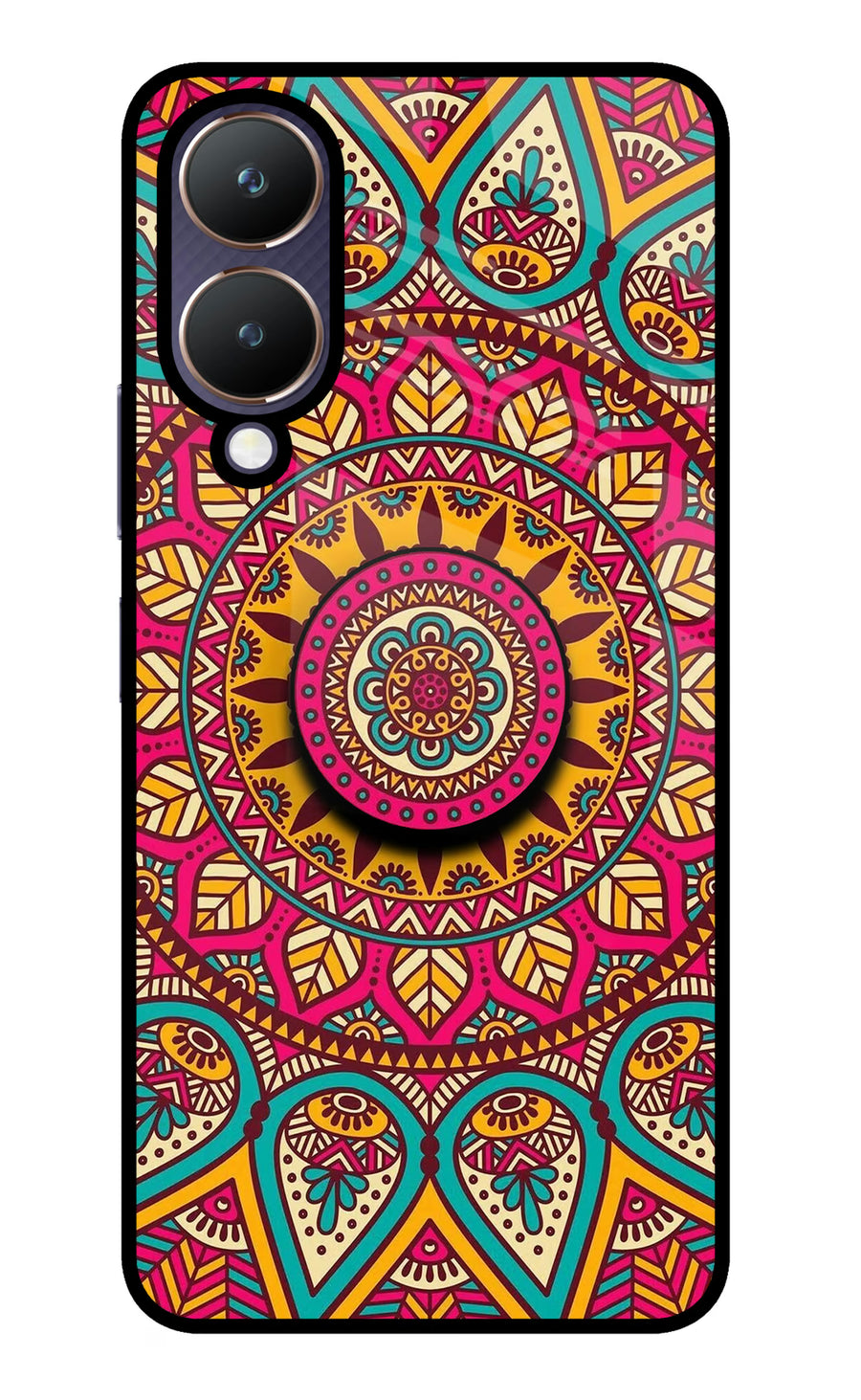 Mandala Vivo Y28 5G Pop Case, Metal case