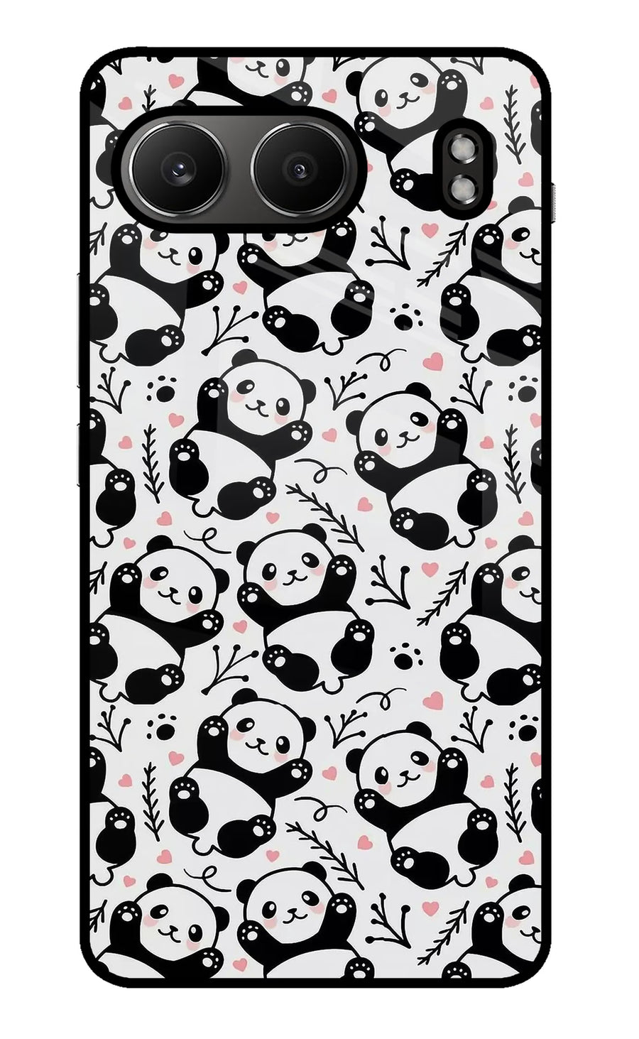 Cute Panda OnePlus Nord 4 Back Cover, Metal case