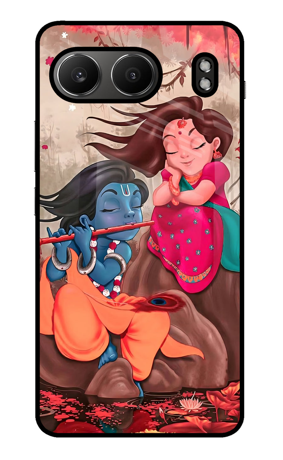 Radhe Krishna OnePlus Nord 4 Back Cover, Metal case