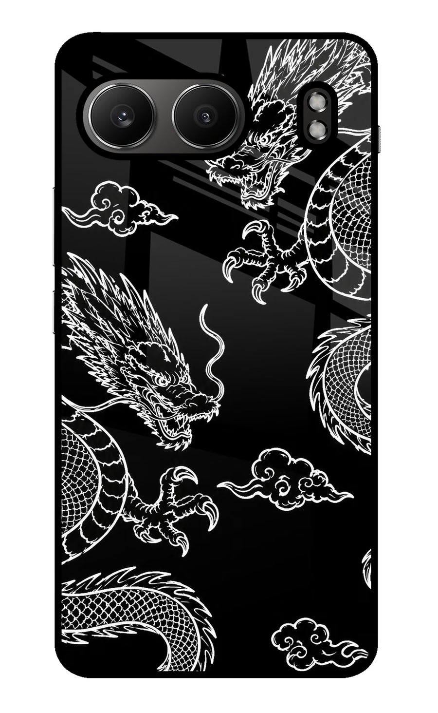 Twin Dragons OnePlus Nord 4 Back Cover, Metal case