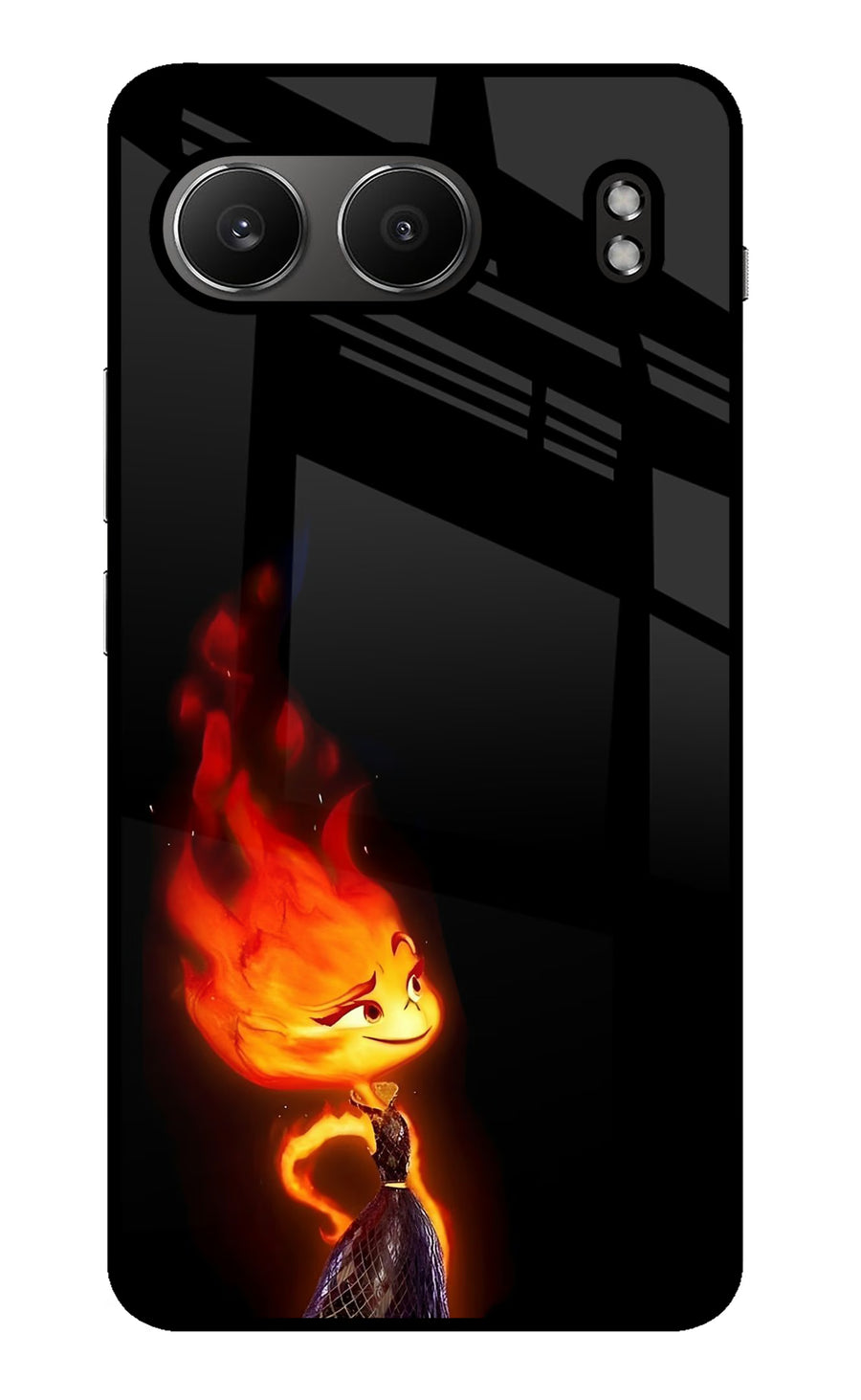 Ember Flame OnePlus Nord 4 Back Cover, Metal case