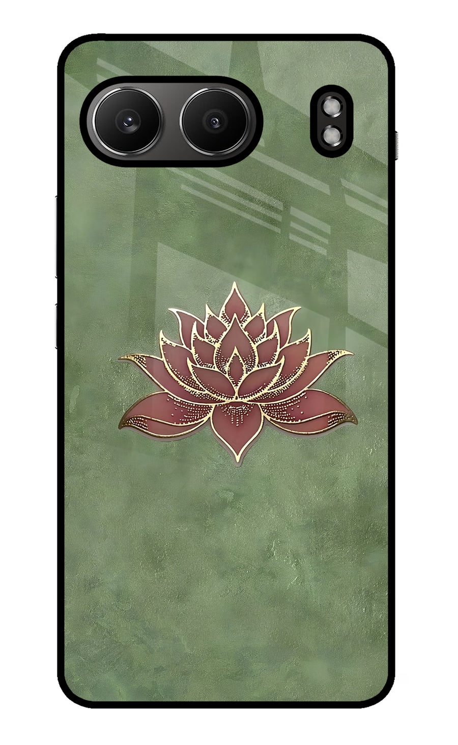 Lotus Grace OnePlus Nord 4 Back Cover, Metal case