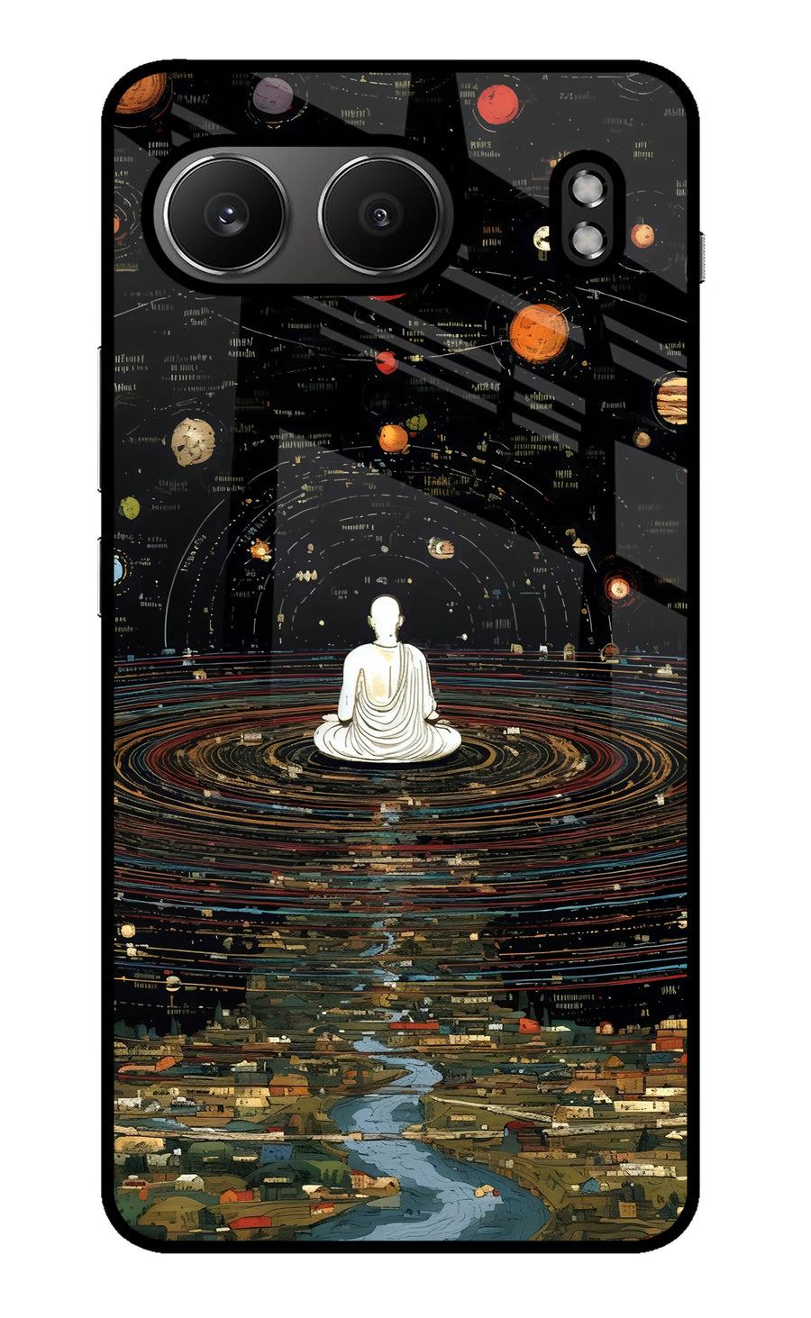 Space Monk OnePlus Nord 4 Back Cover, Metal case