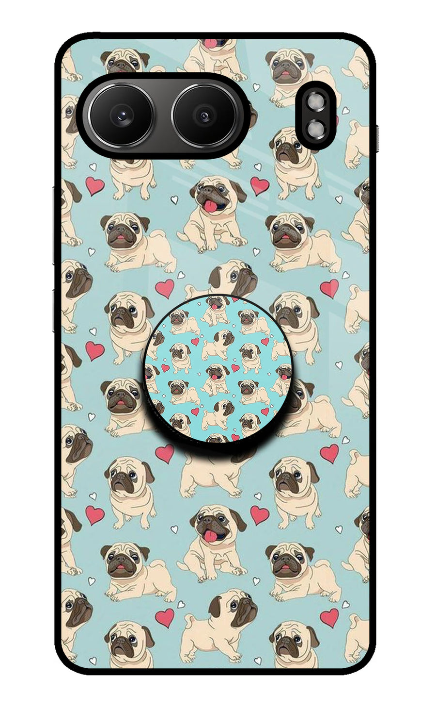 Pug Dog OnePlus Nord 4 Pop Case, Metal case