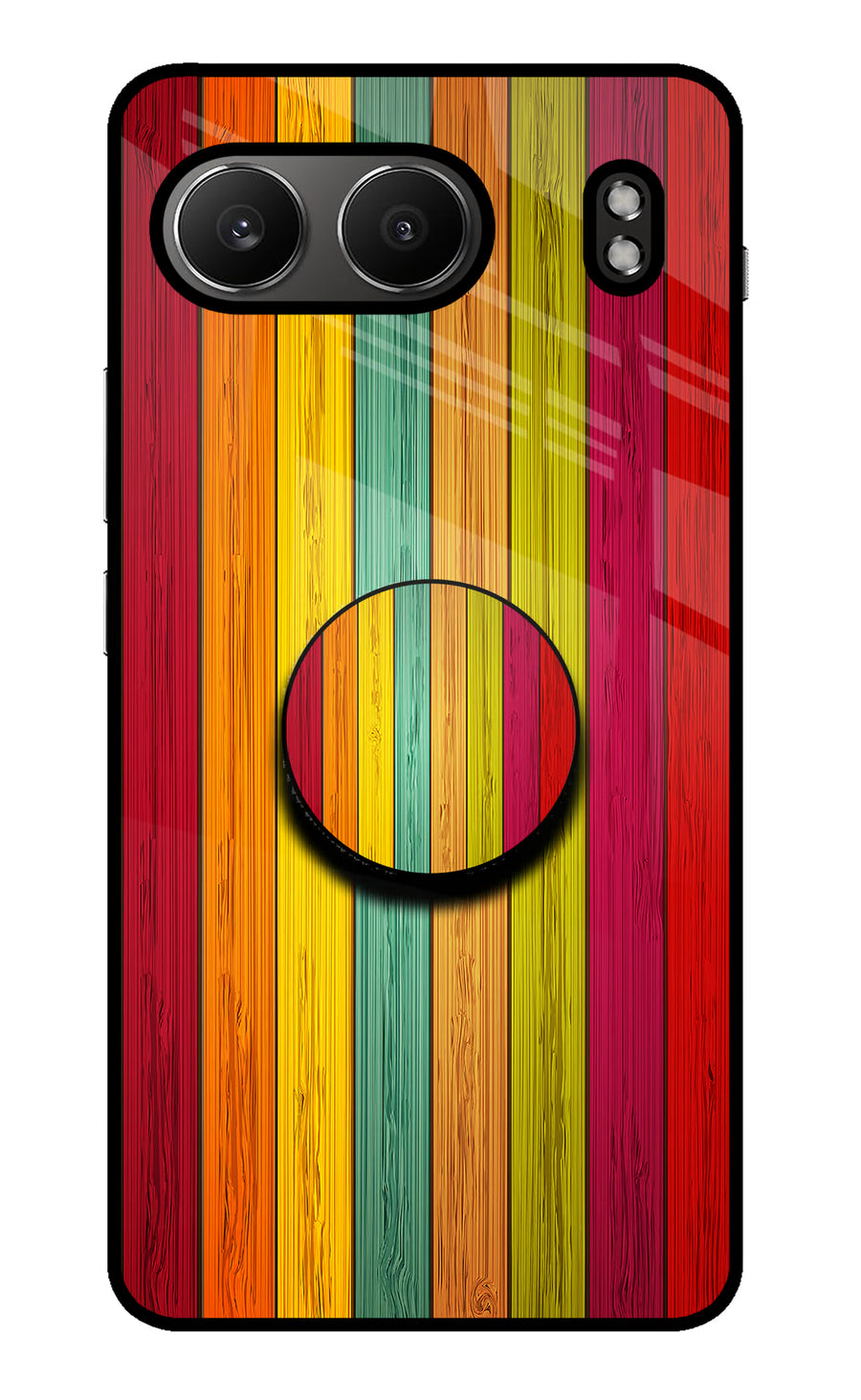Multicolor Wooden OnePlus Nord 4 Pop Case, Metal case