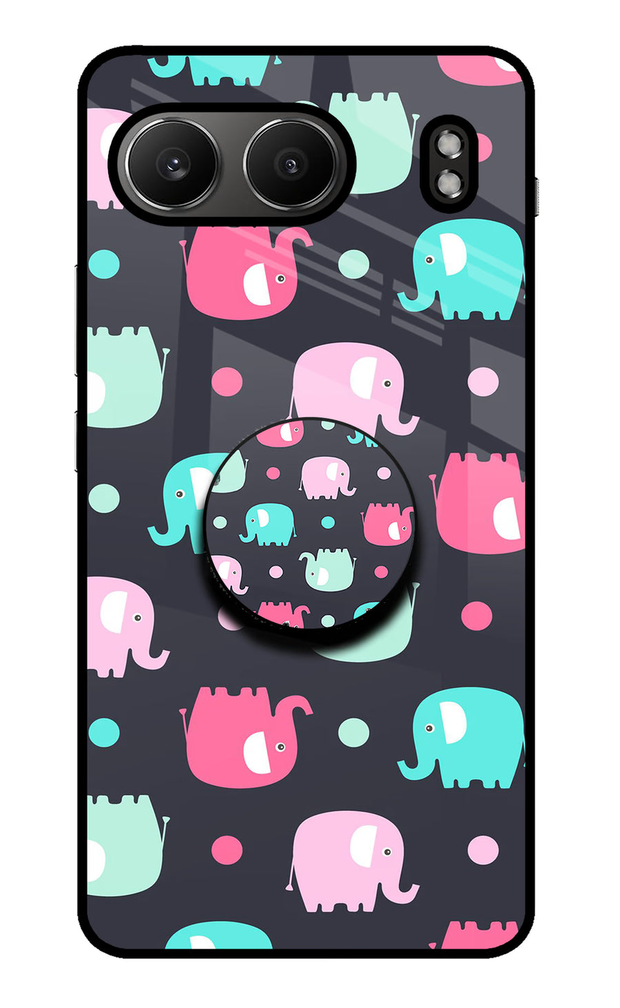 Baby Elephants OnePlus Nord 4 Pop Case, Metal case