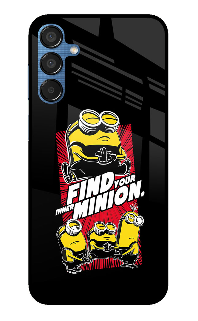 Find your inner Minion Samsung M15 5G Metal Case Back Cover by Casekaro