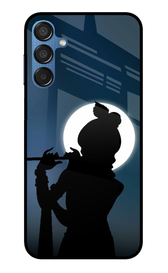 Shri Krishna Silhouette Samsung M15 5G Metal Case Back Cover by Casekaro