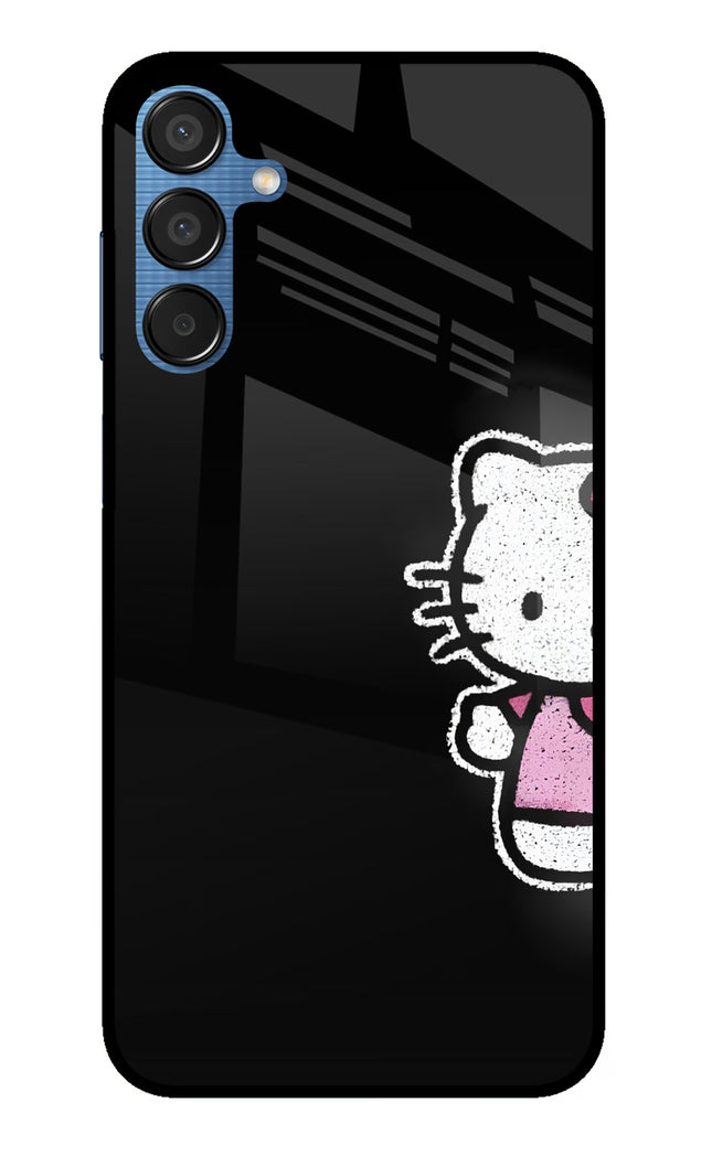 Kitty Charm Samsung M15 5G Metal Case Back Cover by Casekaro