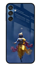 Cosmic Krishna Samsung M15 5G Metal Case Back Cover by Casekaro