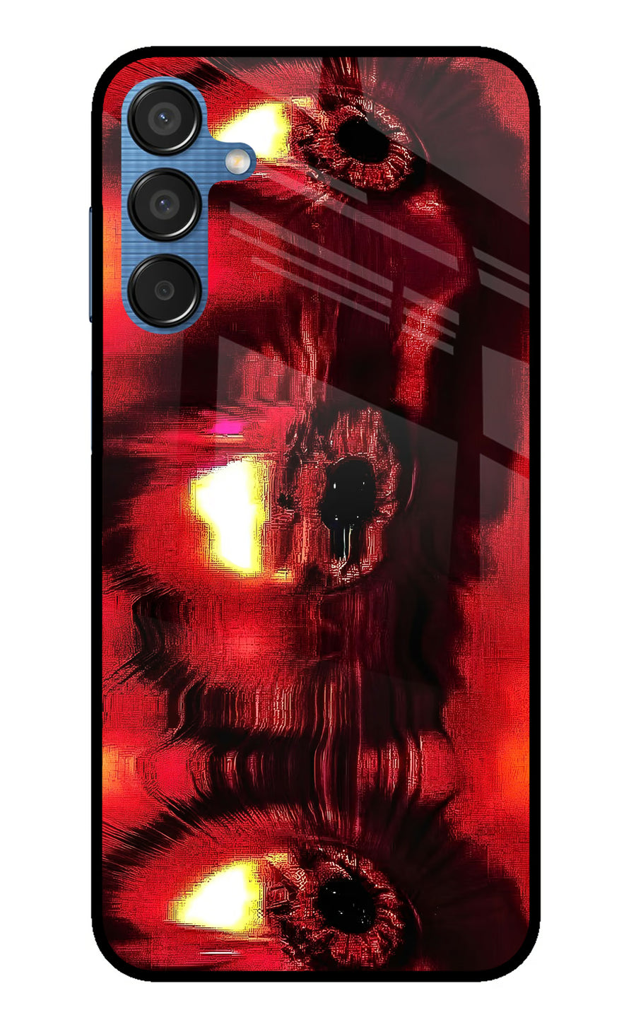 Fire Eye Samsung M15 5G Back Cover, Metal case