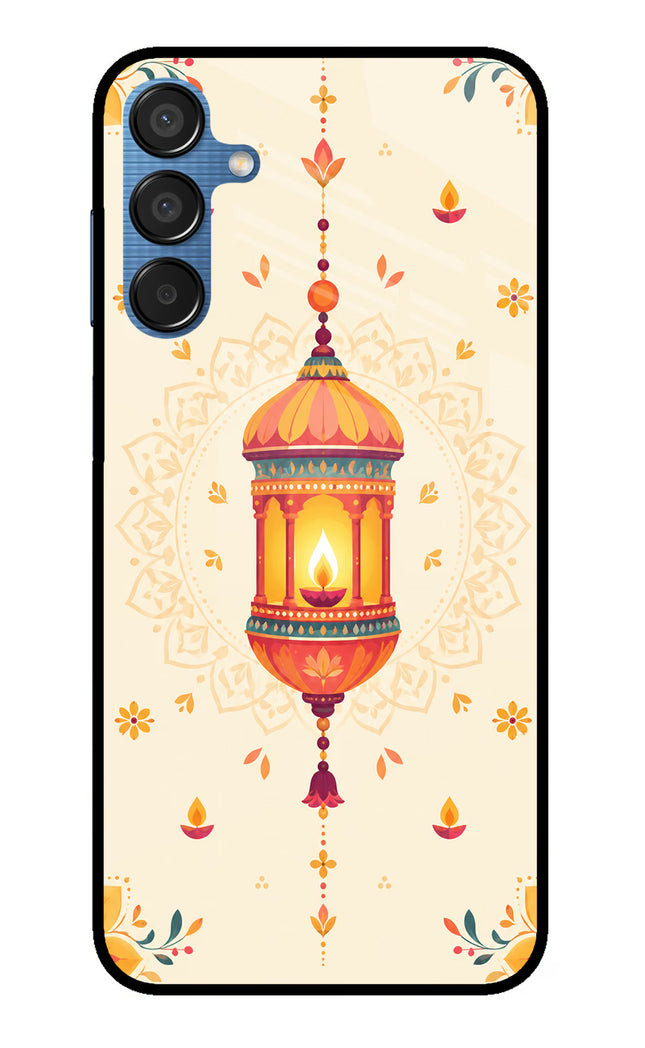 Golden Lantern Samsung M15 5G Metal Case Back Cover by Casekaro