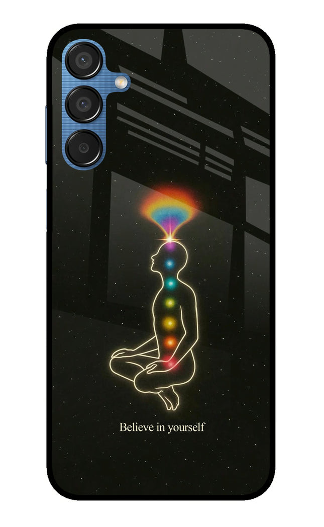 Believe in yourself Samsung M15 5G Metal Case Back Cover by Casekaro