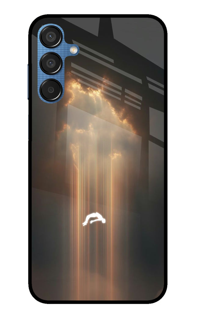 Heavenly Beam Samsung M15 5G Metal Case Back Cover by Casekaro