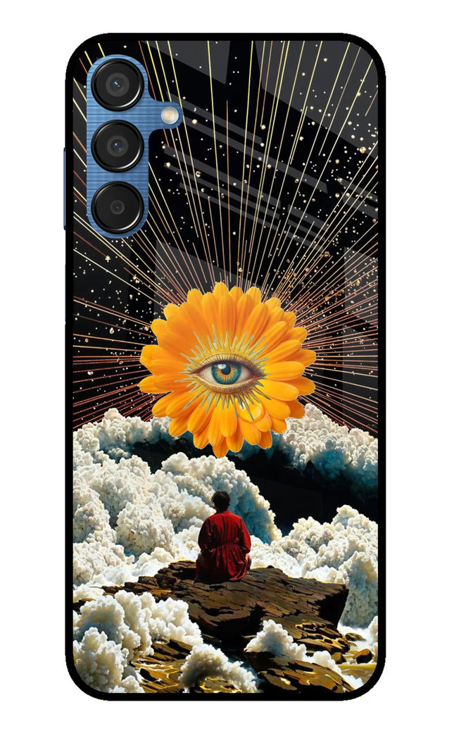 Cosmic Flower Samsung M15 5G Metal Case Back Cover by Casekaro