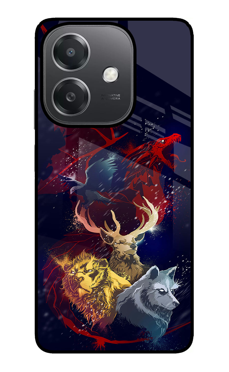 Game Of Thrones OPPO A3x Back Cover, Metal case