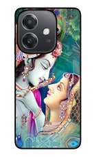 Lord Radha Krishna OPPO A3x Metal Case Back Cover by Casekaro