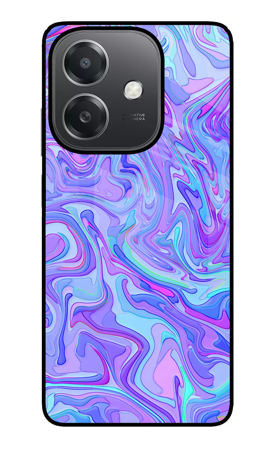 Glitter OPPO A3x Back Cover, Metal case