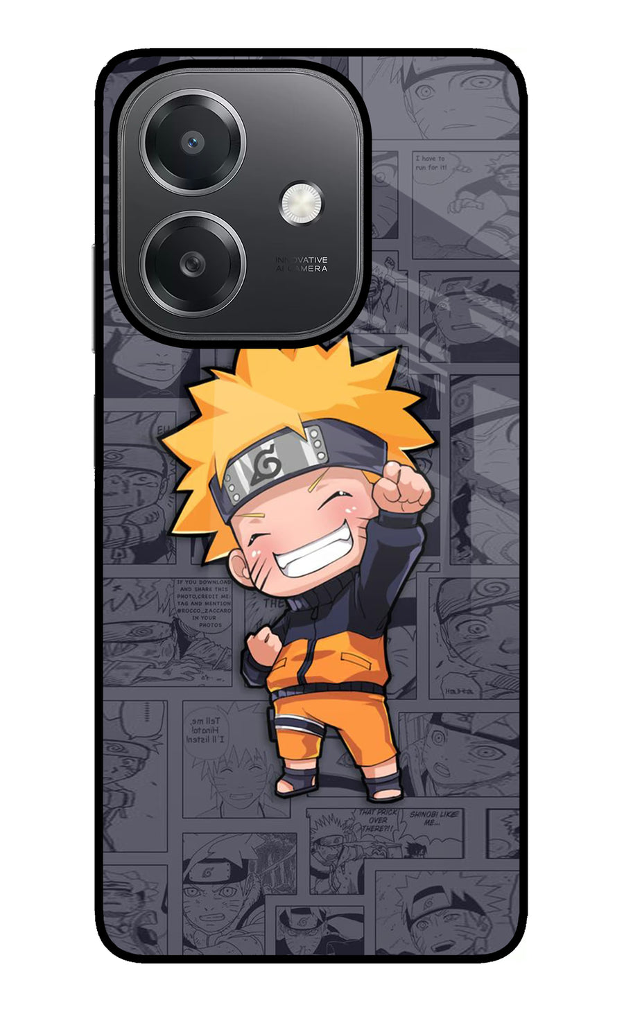 Chota Naruto OPPO A3x Back Cover, Metal case