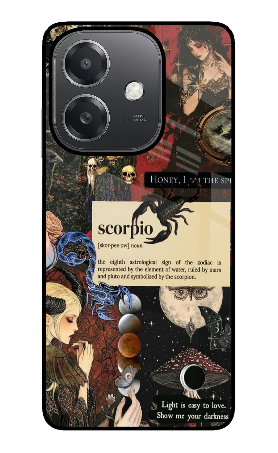 Scorpio Zodiac OPPO A3x Back Cover, Metal case